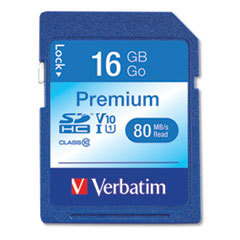 Verbatim Premium SDHC Cards