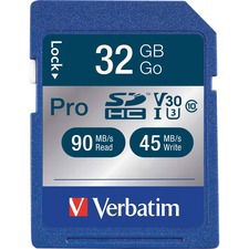 Verbatim Pro 600X SDHC UHS-1 Memory Card