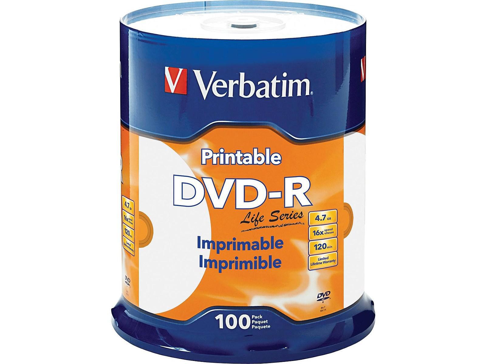 DISC,DVD-R,4.7GB,16X,100