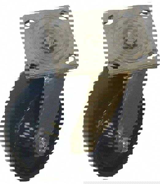 Swivel Top Plate Caster: Polyurethane, 4