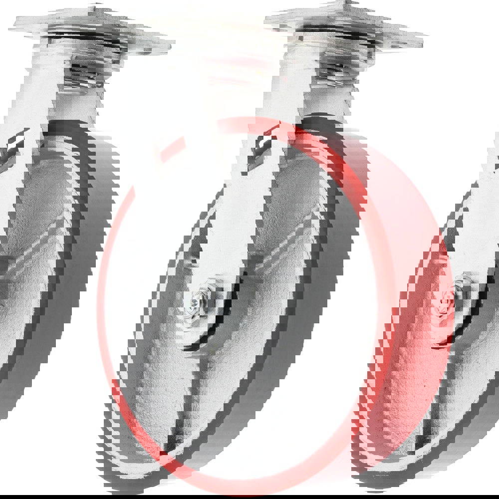 Swivel Top Plate Caster: Polyurethane, 6