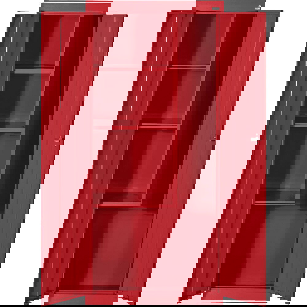 Storage Cabinets; Cabinet Type: Welded Storage Cabinet ; Cabinet Material: Steel ; Width (Inch): 30 ; Depth (Inch): 18 ; Cabinet Door Style: Double Hinged Door ; Height (Inch): 66