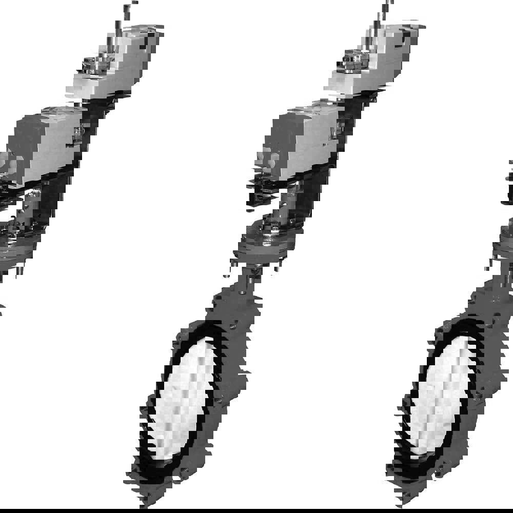 Actuated Butterfly Valves; Pipe Size: 5 ; Actuator Type: Pneumatic ; Style: Flanged ; Actuator Type: Pneumatic ; Material: Cast Iron; Polyester ; Disc Material: Nylon 11-Coated Ductile Iron