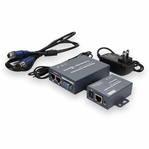 5PK RJ-45 TO VGA F/F BLACK F/F EXTENDER