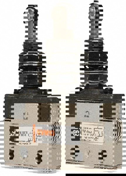 Mechanically Operated Valve: 3-Way & 2-Position, Roller Plunger Actuator, 1/8