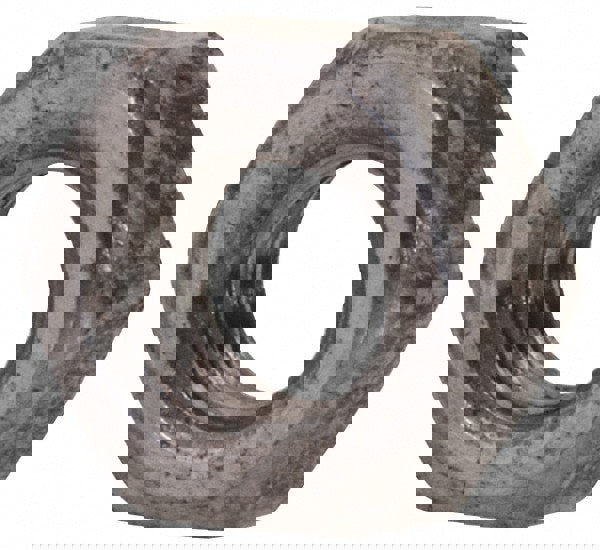 Hex Nut: M3.5x0.6, Grade Class 6 Steel, Bright/Uncoated Finish