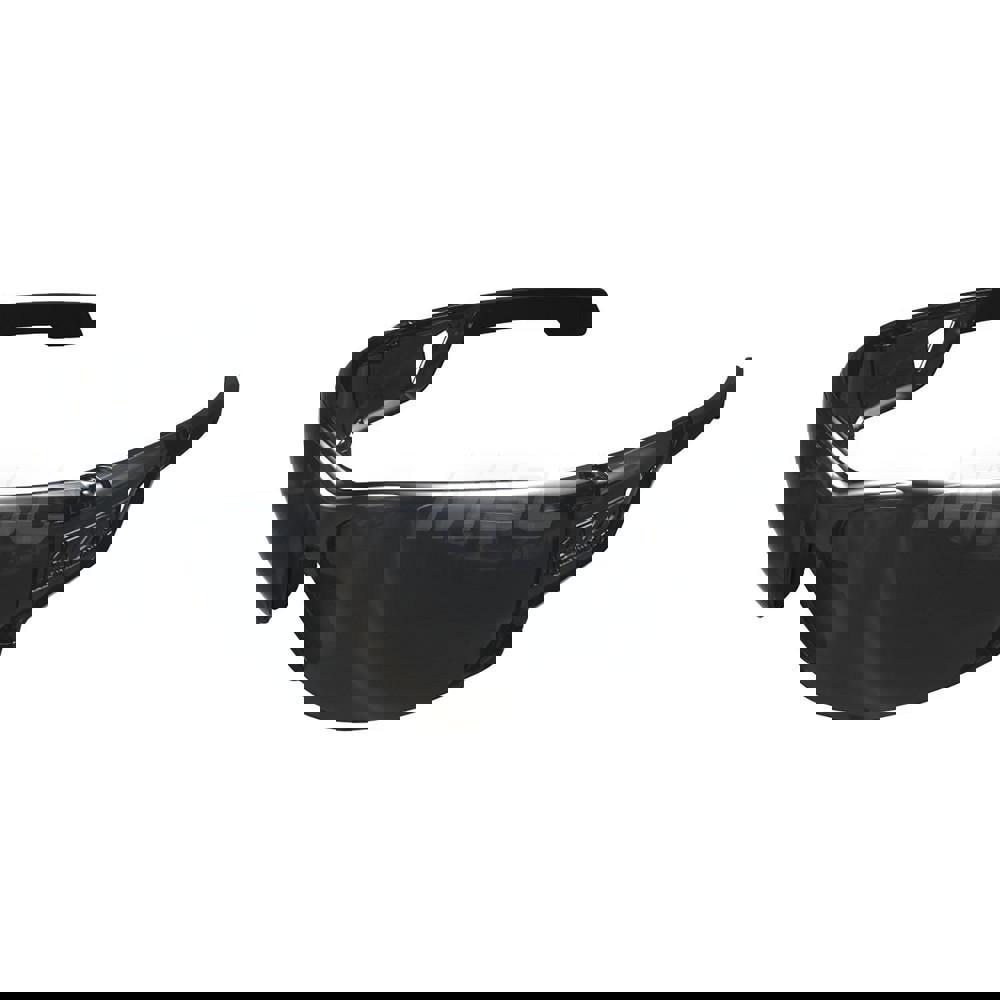 Safety Glass: Anti-Fog & Scratch-Resistant, Polycarbonate, Smoke Lenses, Full-Framed