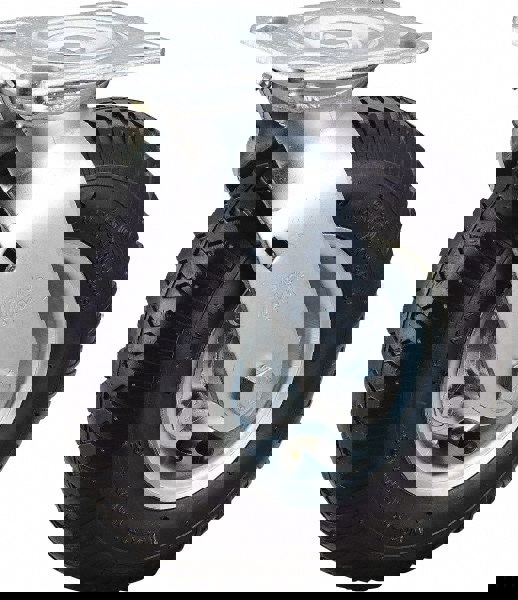 Swivel Top Plate Caster: Pneumatic, 8