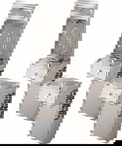 Floor Standing Water Cooler & Fountain: 8 GPH Cooling Capacity