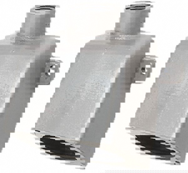 Pin & Sleeve Back Boxes; Box Type: Back Box ; Amperage: 60 ; Voltage: 250 VDC; 600 VAC ; Material: Metallic ; Conduit Hub Size (Decimal Inch): 1-1/4 ; Box Angle: 15