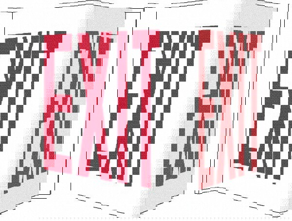 Exit, Acrylic Exit Sign