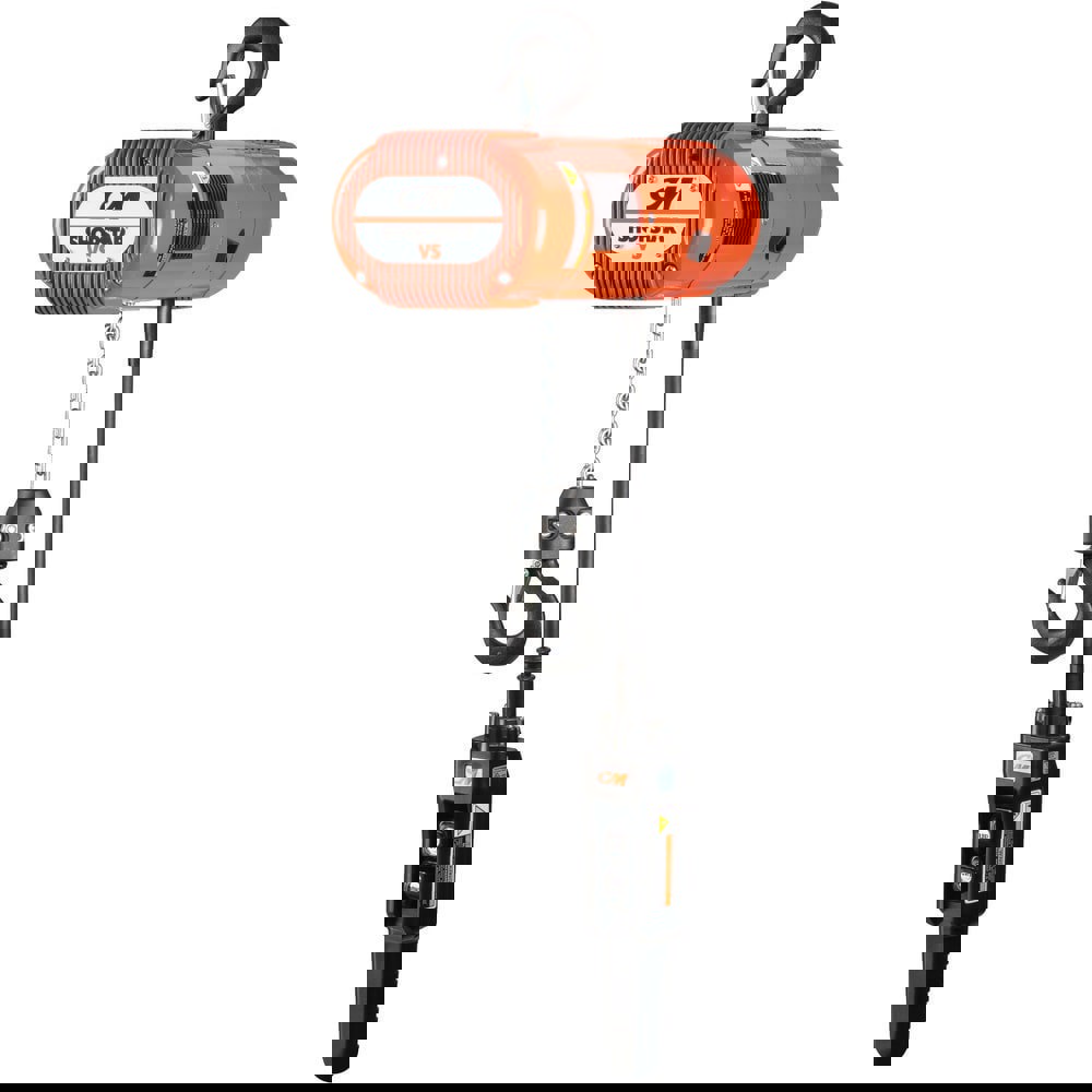 Electric Chain Hoist: 1,100 lb Working Load Limit