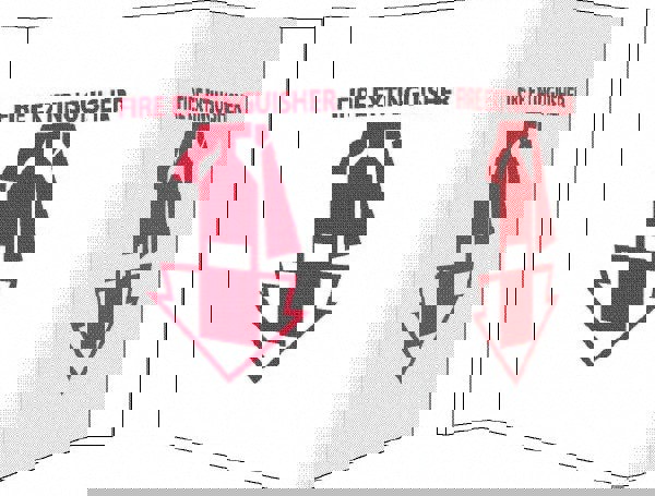 Fire Extinguisher, Acrylic Fire Sign