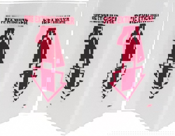 Fire Extinguisher, Acrylic Fire Sign