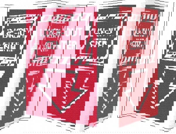 Accident Prevention Sign: Rectangle, 