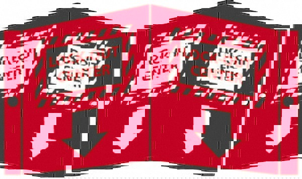 Accident Prevention Sign: Rectangle, 