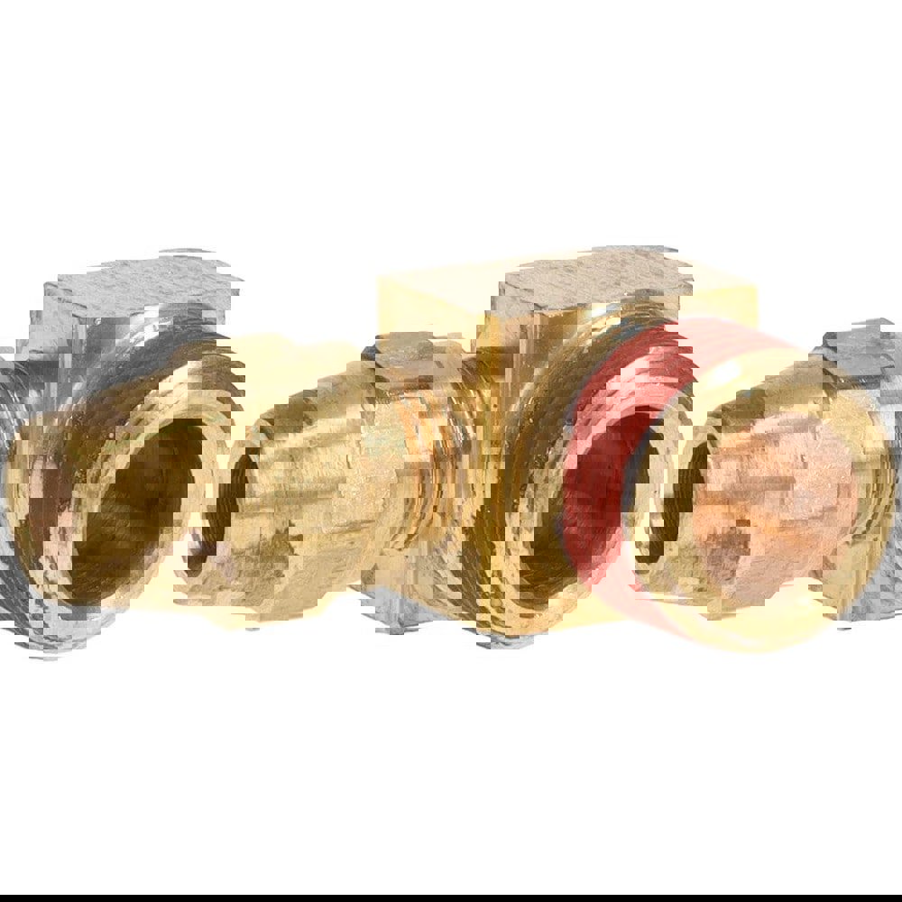 Compression Tube Male Elbow: 3/8-18