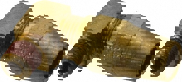 Compression Tube Male Elbow: 1/8-27