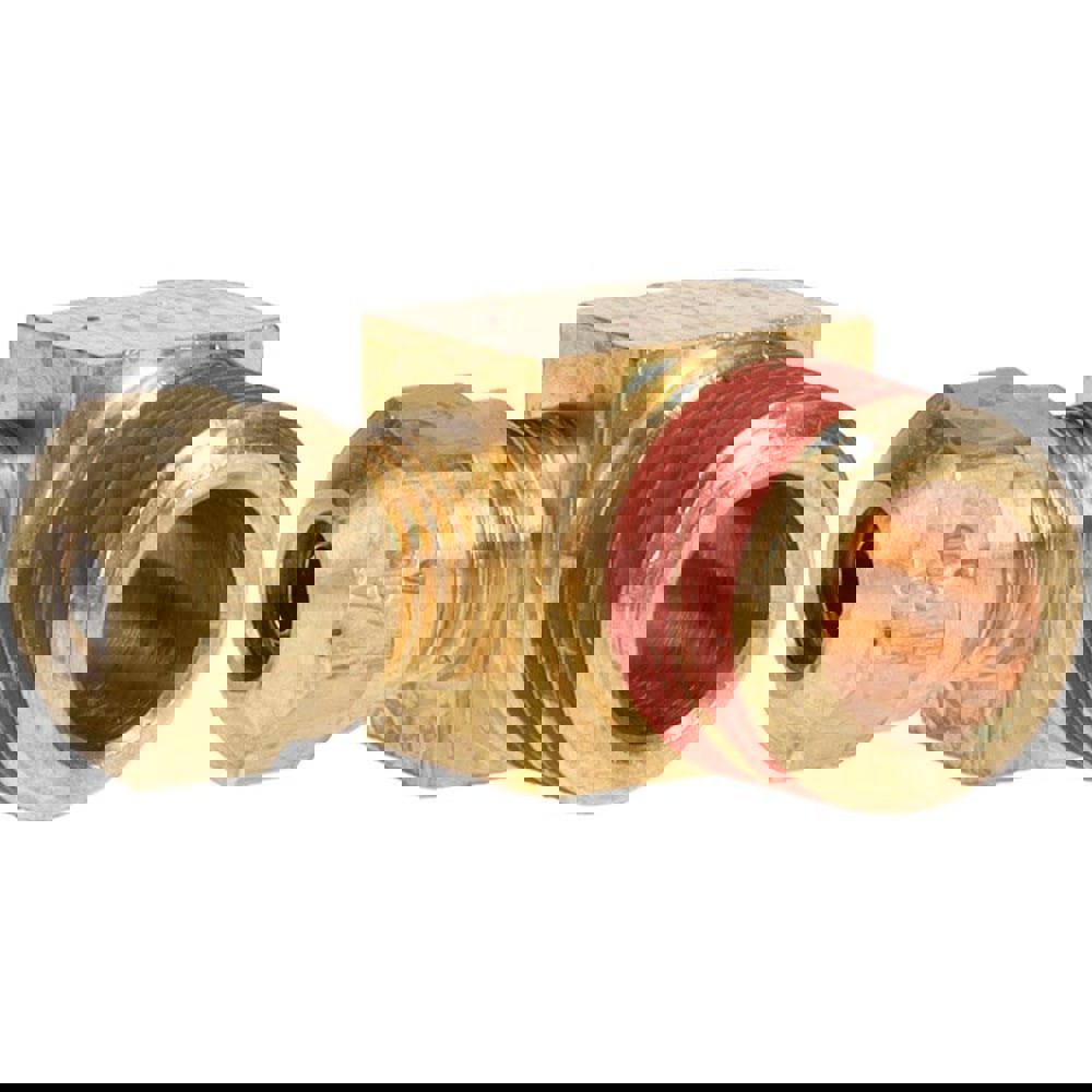 Compression Tube Male Elbow: 3/8