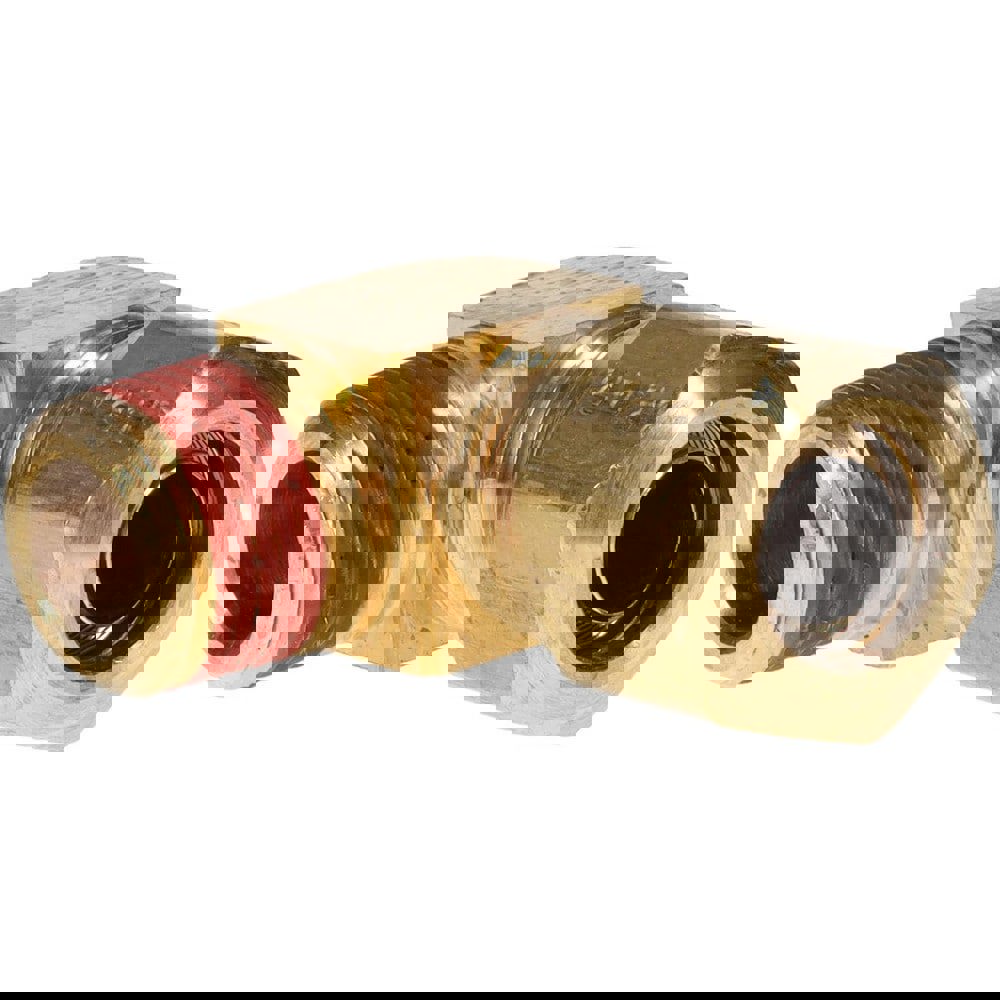 Compression Tube Male Elbow: 3/8, 1/2