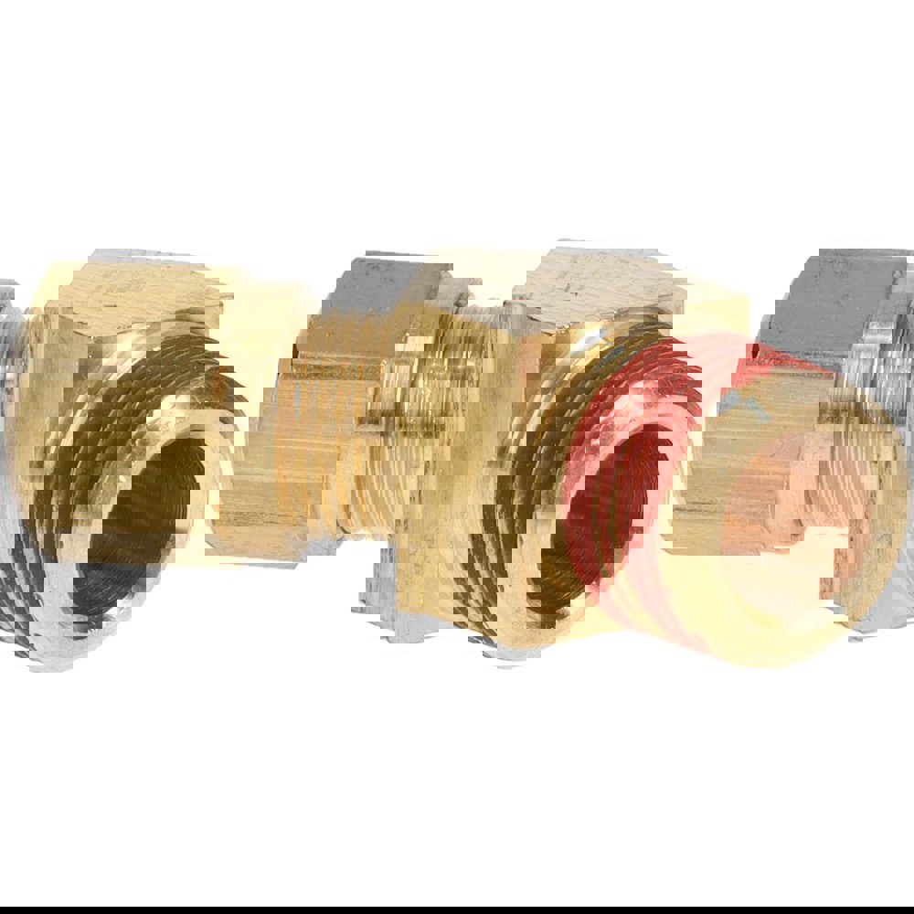 Compression Tube 45 Deg Male Elbow: 3/8, 3/8