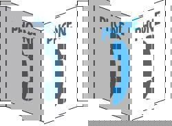 Security & Admittance Sign: Rectangle, 