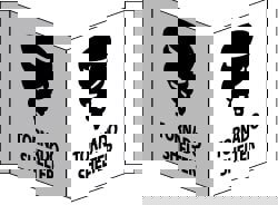 Accident Prevention Sign: Rectangle, 