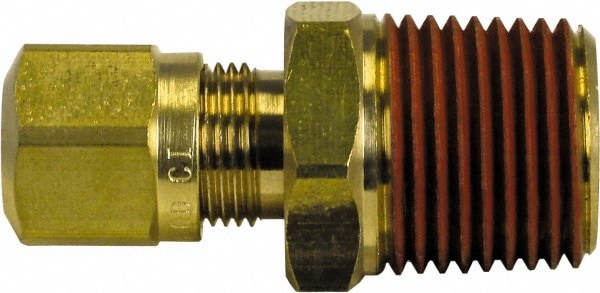 Compression Tube Connector: 3/8