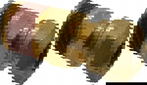 Compression Tube Male Connector: 1/4, 1/4