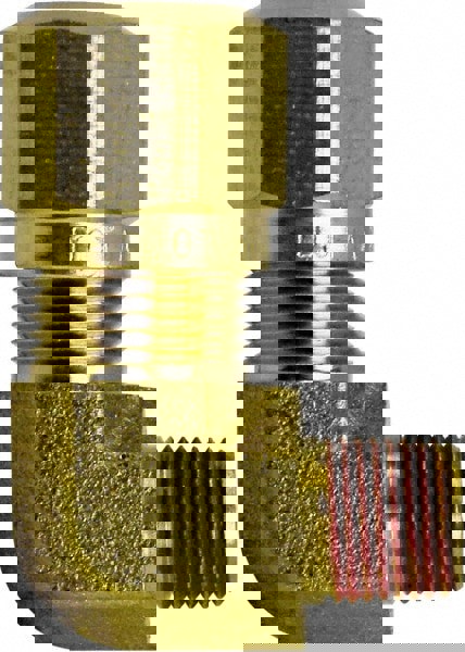 Compression Tube Male Elbow: 3/8