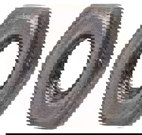 Hex Nut: M2x4, Grade Class 6 Steel, Bright/Uncoated Finish