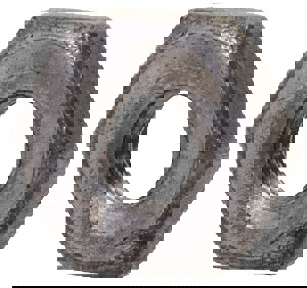 Hex Nut: M2.5x0.45, Grade Class 6 Steel, Bright/Uncoated Finish