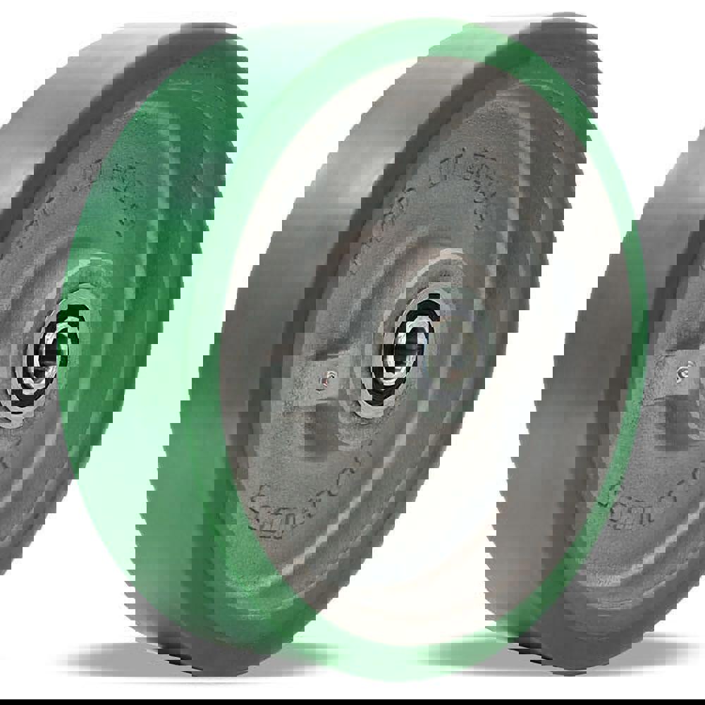 Caster Wheel: Polyurethane on Cast Iron, 0.75