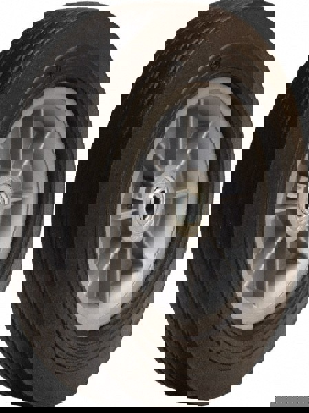 Caster Wheel: Rubber on Polypropylene, 0.625