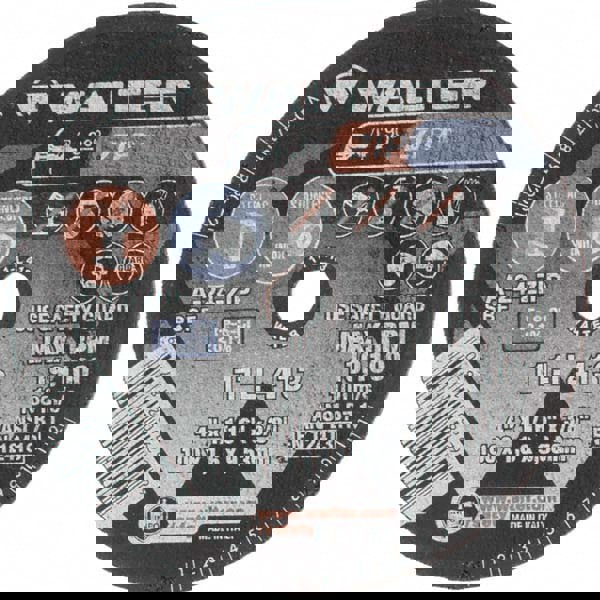 Cut-Off Wheel: Type 1 (01/41), 4