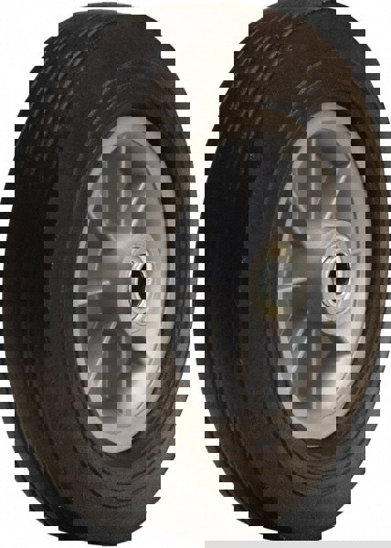 Caster Wheel: Rubber on Polypropylene, 3/4