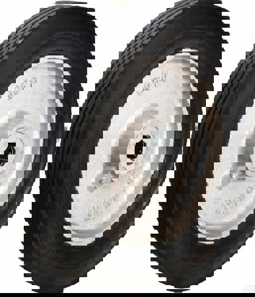 Caster Wheel: Rubber on Aluminum, 0.75