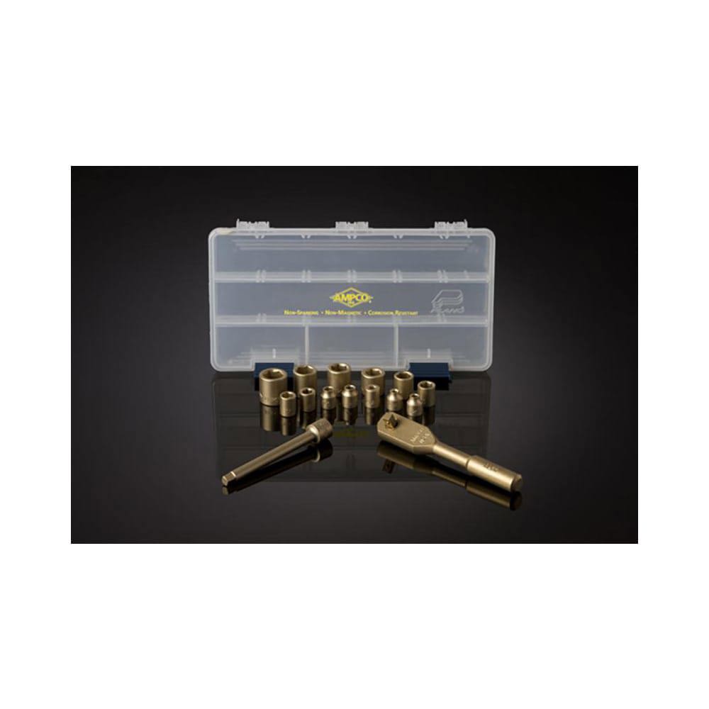 Non-Sparking Socket Set: 15 Pc