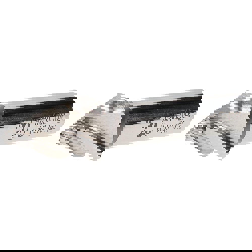 Tapered End Mill: 20 &deg; per Side, 1/8