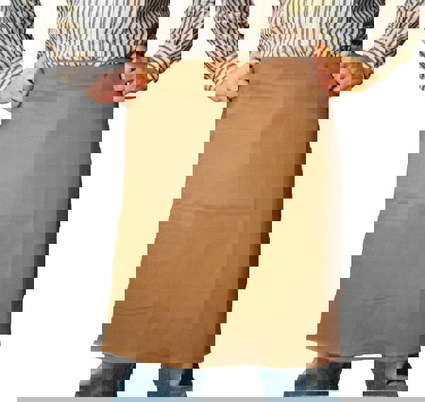 Disposable Waist Apron: Fire-Resistant Protection, Brown