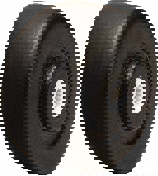 Caster Wheel: Polyolefin, 1/2