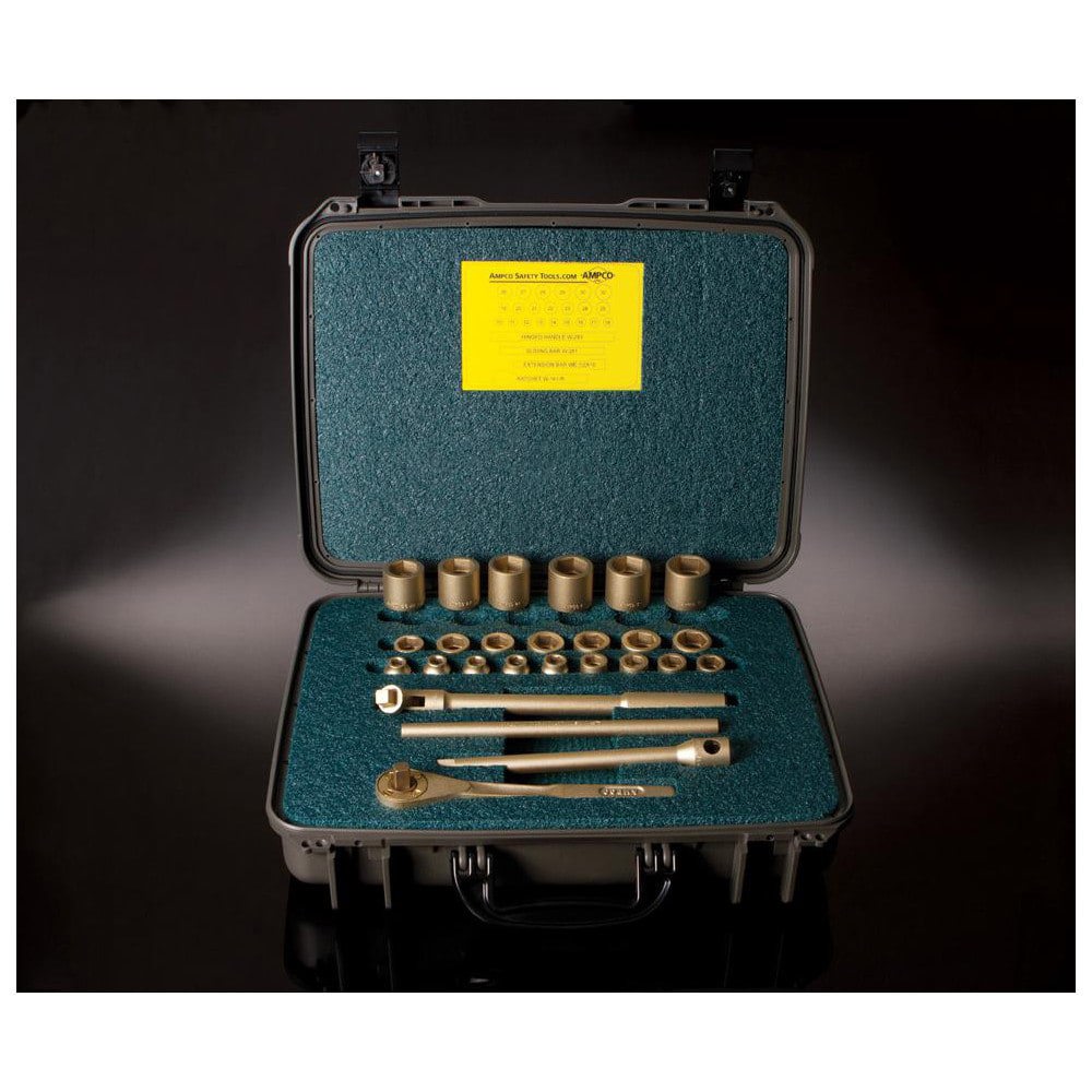 Non-Sparking Socket Set: 26 Pc