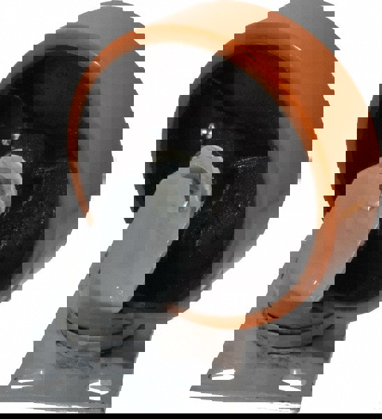 Swivel Top Plate Caster: Polyurethane with Semi-Steel Center Polyurethane & Polyurethane Mold on Steel, 6