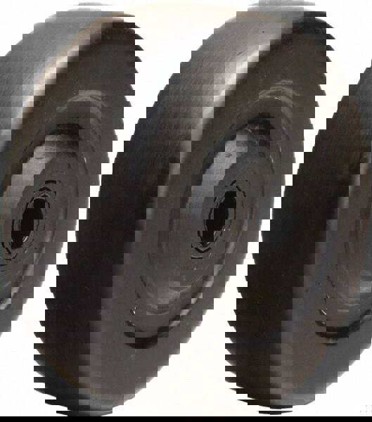 Caster Wheel: Soft Rubber, 0.375