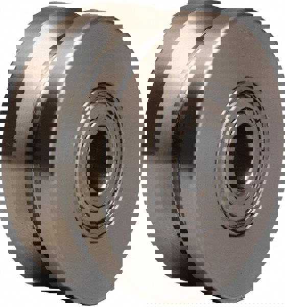 V-Groove Caster Wheel: Stainless Steel, 0.5