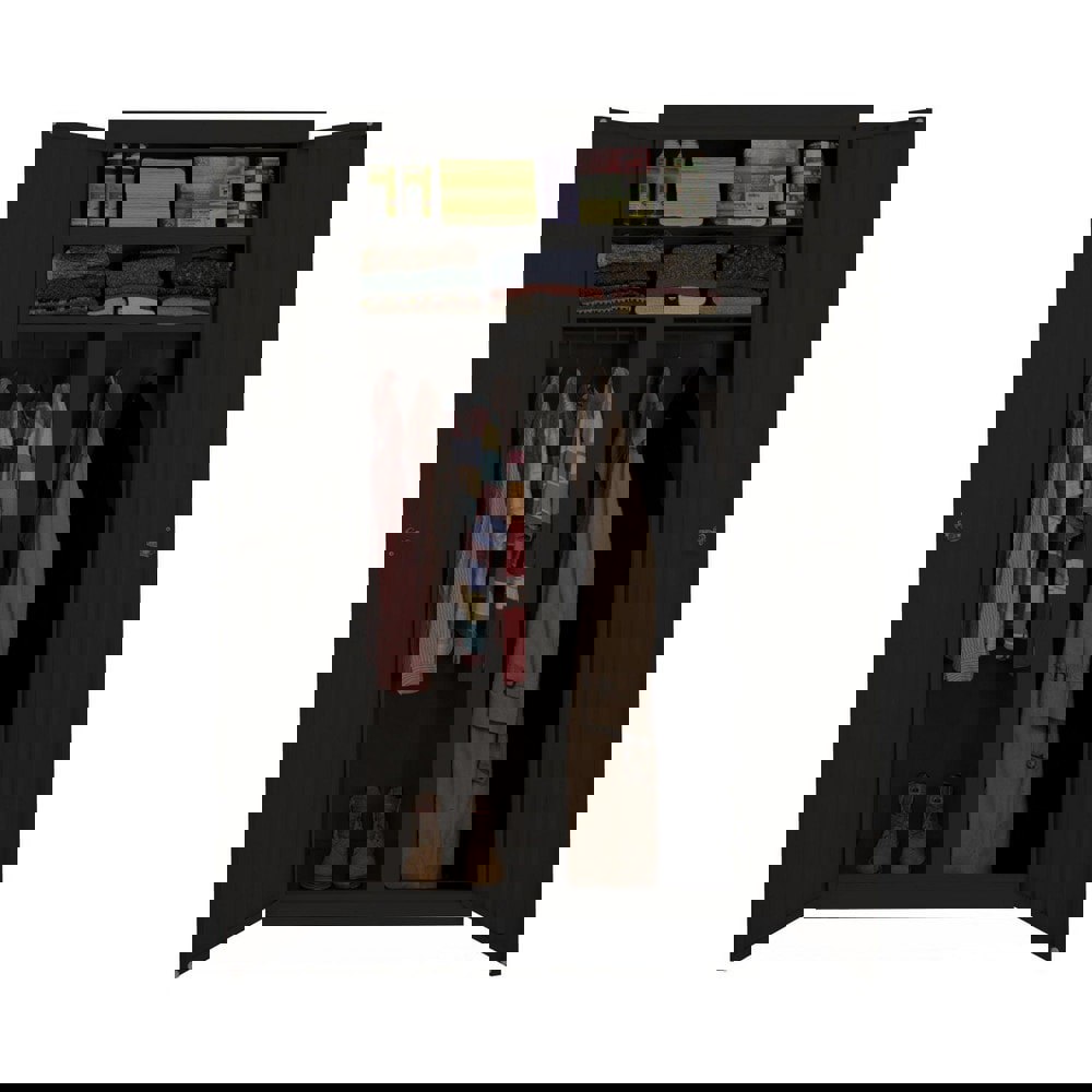 Storage Cabinets; Cabinet Type: Wardrobe; Lockable Storage ; Cabinet Material: Steel ; Width (Inch): 36in ; Depth (Inch): 24in ; Cabinet Door Style: Lockable ; Height (Inch): 72in