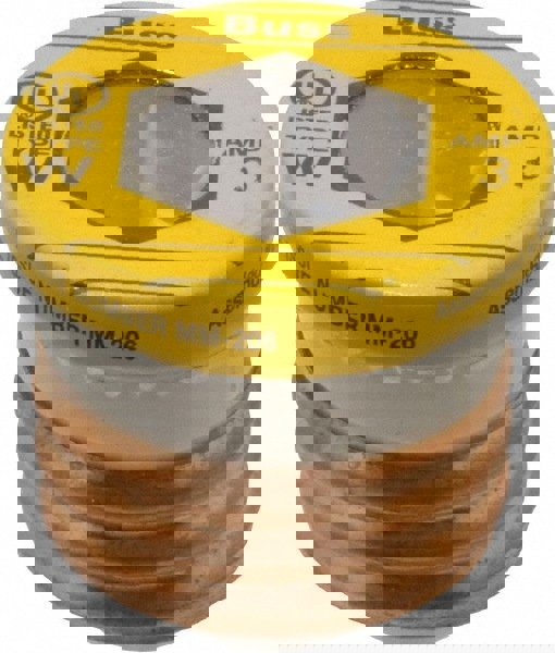 Plug Fast-Acting Fuse: 3 A