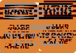 Accident Prevention Label: 3