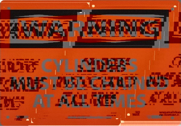 Accident Prevention Sign: Rectangle, 