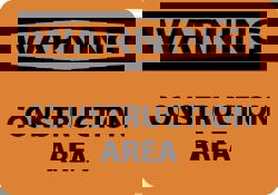 Security & Admittance Sign: Rectangle, 